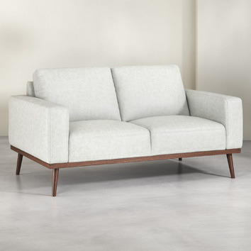 Landis 2 Seater Faux Leather Sofa | Temple & Webster