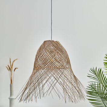 Temple & Webster Coco Weave Pendant Light