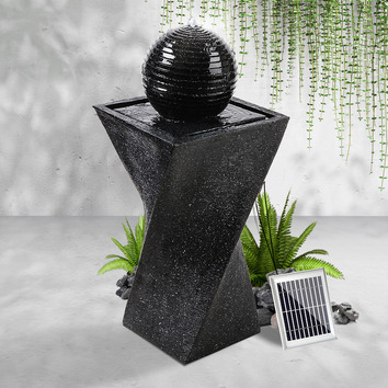 Dwell Home 85cm Irene Solar Fountain with LED | Temple & Webster