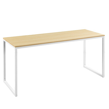 harper wood and steel desk