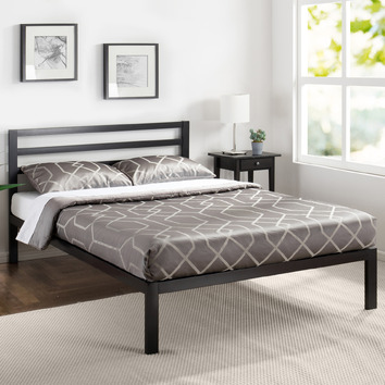 Studio Home Black Metal Platform Bed | Temple & Webster