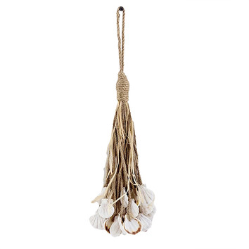 LaAbode Hemp Rope & Shell Hanging Decor | Temple & Webster