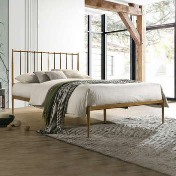NordicHouse Goldie Metal Bed Frame | Temple & Webster