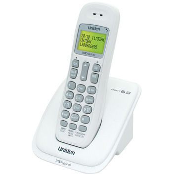 UnidenAustralia White DECT1015 Dual Handset Cordless Phone System ...