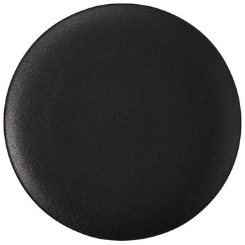 Black Caviar 36cm Round Porcelain Platter | Temple & Webster