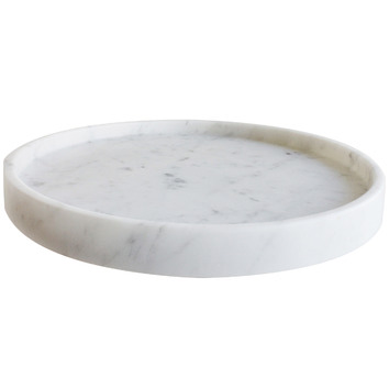 white round tray
