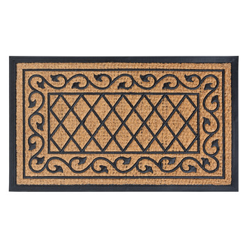 Matfx Geometric Woven Coir Doormat | Temple & Webster