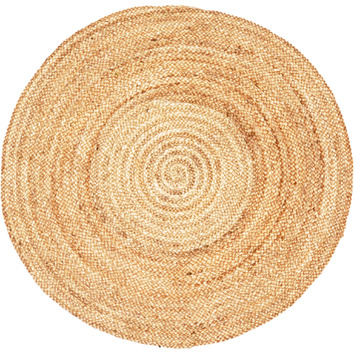 Boulevarde Rugs Natural Salvador Hand Made Round Rug | Temple & Webster