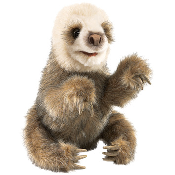 folkmanis sloth puppet