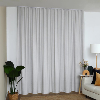 Cloud Marlo Single Panel S-Fold Blockout Curtain | Temple & Webster