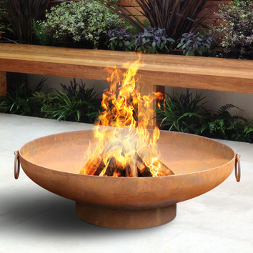 MilkcanProducts Cairo Rustic Fire Pit | Temple & Webster