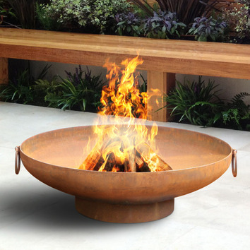 MilkcanProducts Cairo Rustic Fire Pit | Temple & Webster