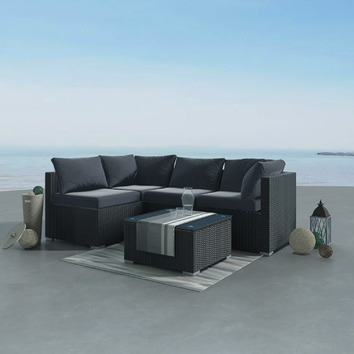 Ever Dreaming Living 4 Seater Shepard Outdoor Lounge & Coffee Table Set ...