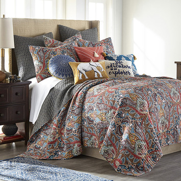 ClassicQuilts Wentworth Cotton Coverlet Set | Temple & Webster