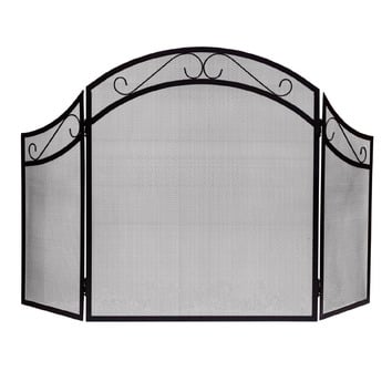 Glenthorne Living 3 Fold Orion Fire Screen | Temple & Webster