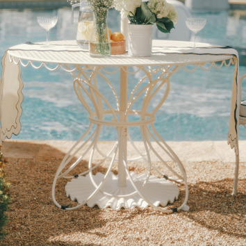 Revie Round Outdoor Dining Table | Temple & Webster
