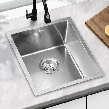 LivingFusion Parker Stainless Steel Kitchen Sink | Temple & Webster