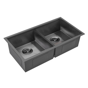 Simplus 6 Piece Double Kitchen Sink Set | Temple & Webster