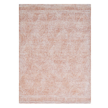 Boulevarde Rugs Rust Maya Hand-Tufted Wool Rug | Temple & Webster