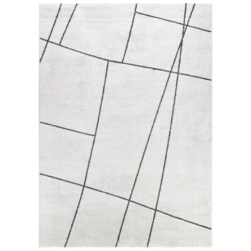 RugDestination White Harper Power-Loomed Rug | Temple & Webster
