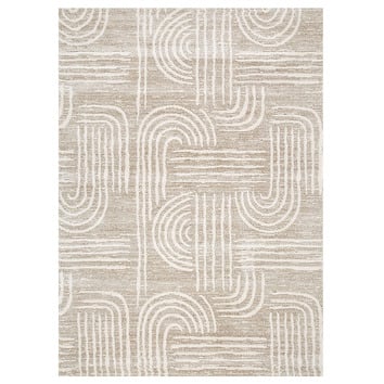 SanctuaryRugs Beige Loki Arches Rug | Temple & Webster