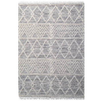 Kayla Bay by Temple & Webster Aura Jensen Flat-Woven Wool Rug