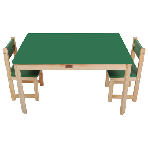 Boss Rectangular Table and Chair Set - Colour Green