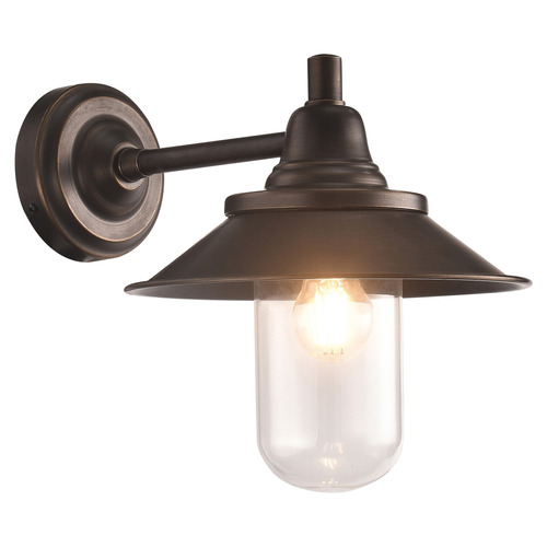Epping Brass Outdoor Wall Light