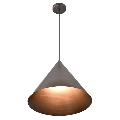 Coda Brass & Glass Pendant Light