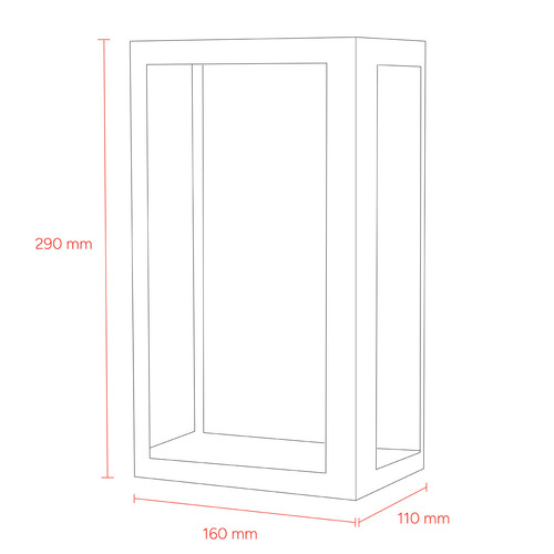 Kent Brass Outdoor Wall Light