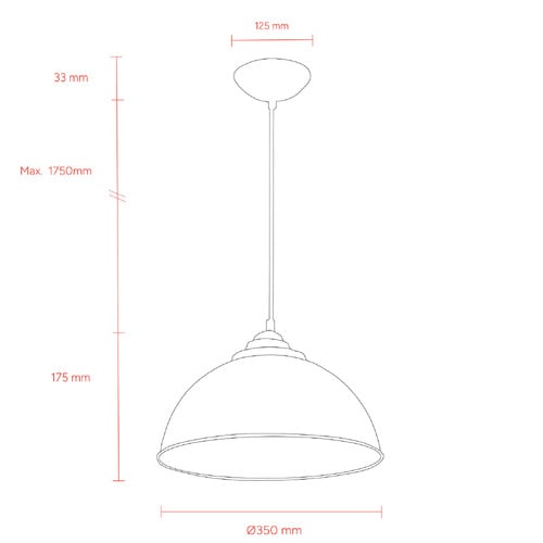 Kingston Iron Pendant Light