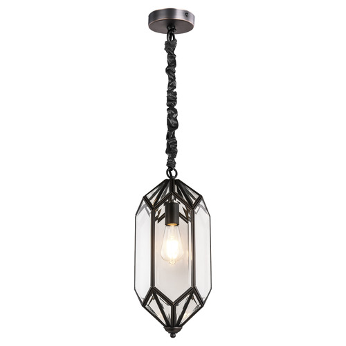 Eleanor Brass & Glass Pendant Light