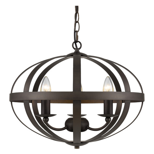 Lincon Iron 3 Light Pendant