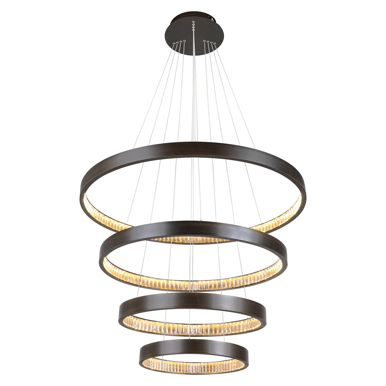 Margo Crystal 4 Tier Adjustable Pendant Light
