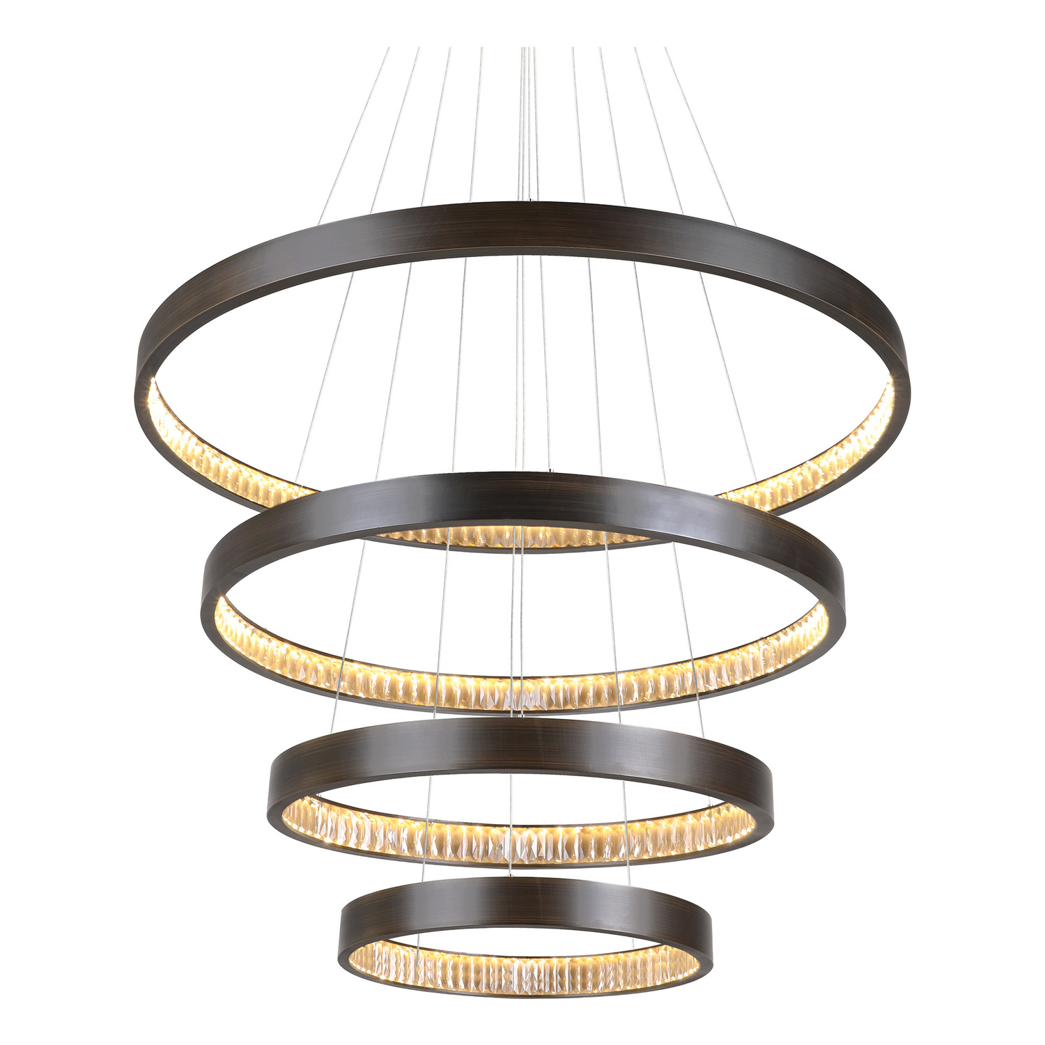 Margo Crystal 4 Tier Adjustable Pendant Light