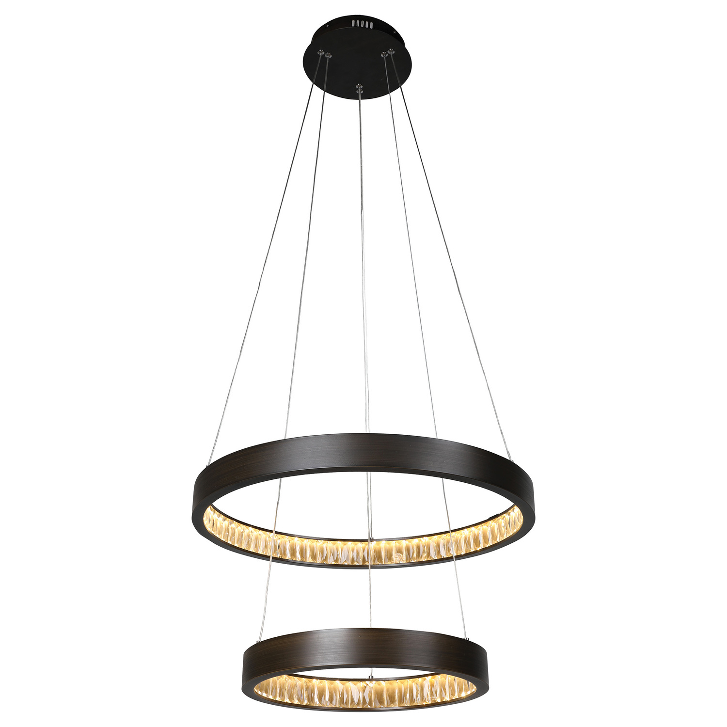 Margo Crystal 2 Tier Adjustable LED Pendant Light