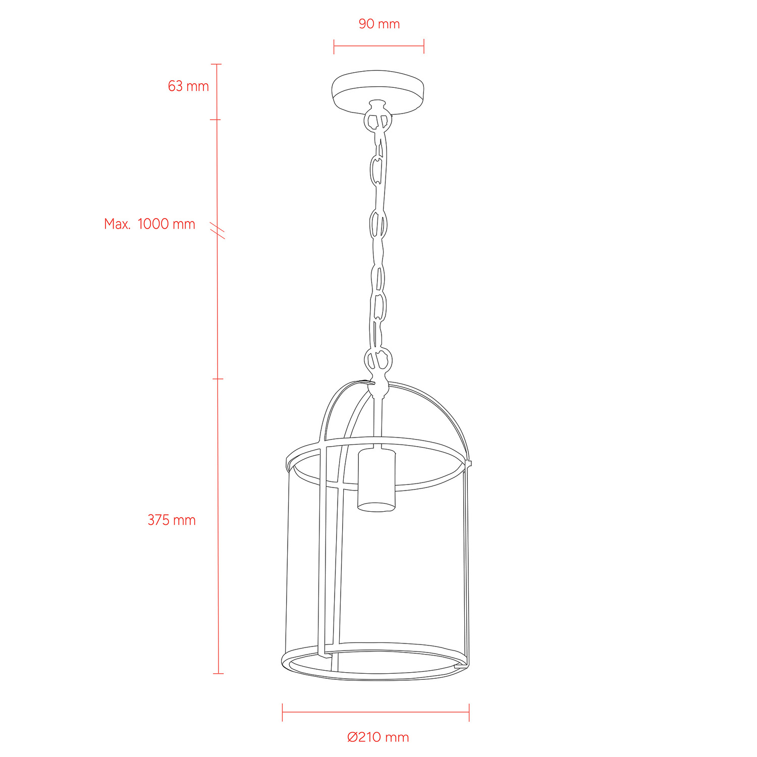 Isabella Glass Pendant Light