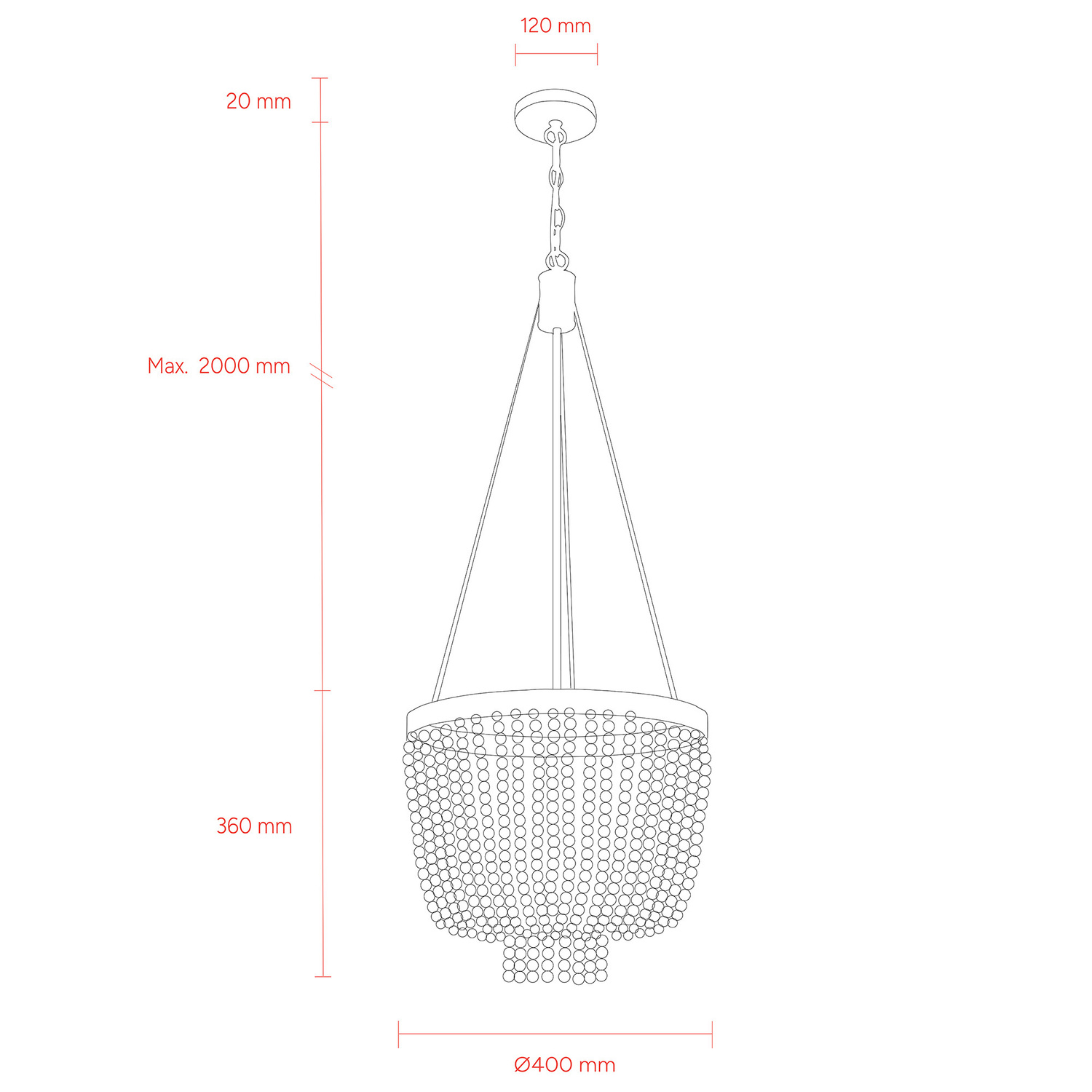 Maddisson 3-Light Pendant