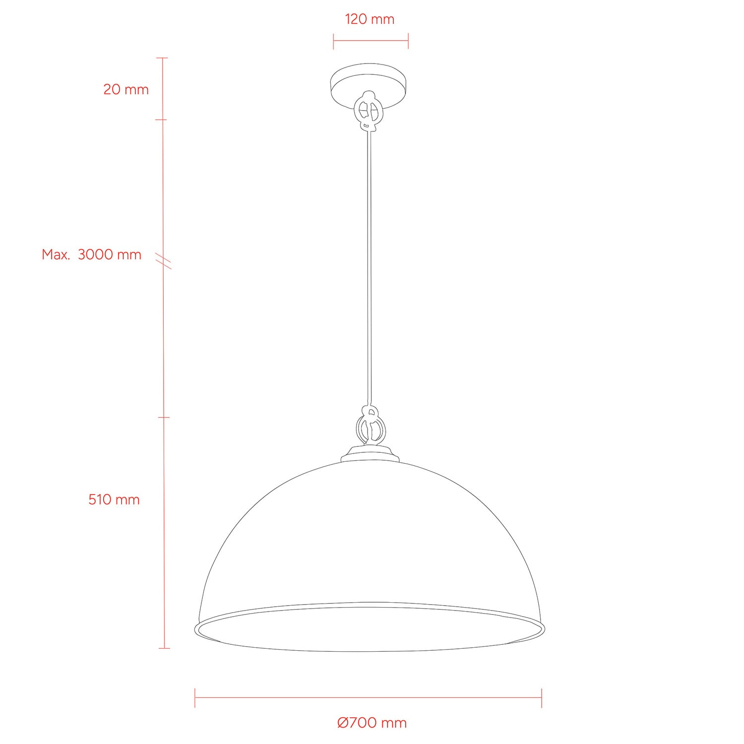 Cassidy Dome Pendant Light