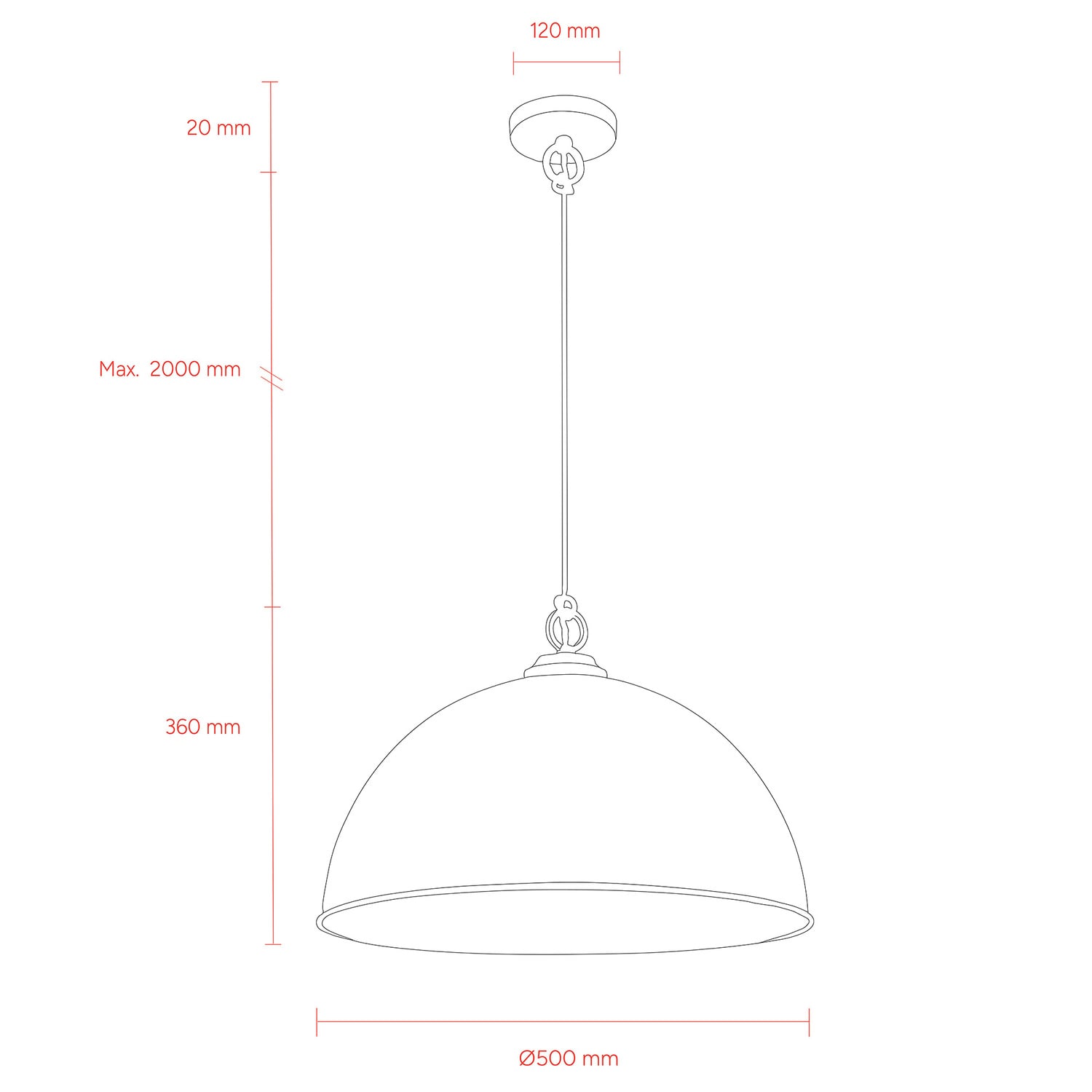 Cassidy Dome Pendant Light