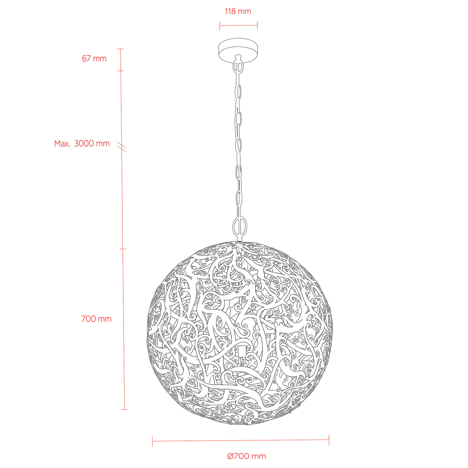 Theodore 5-Light Pendant