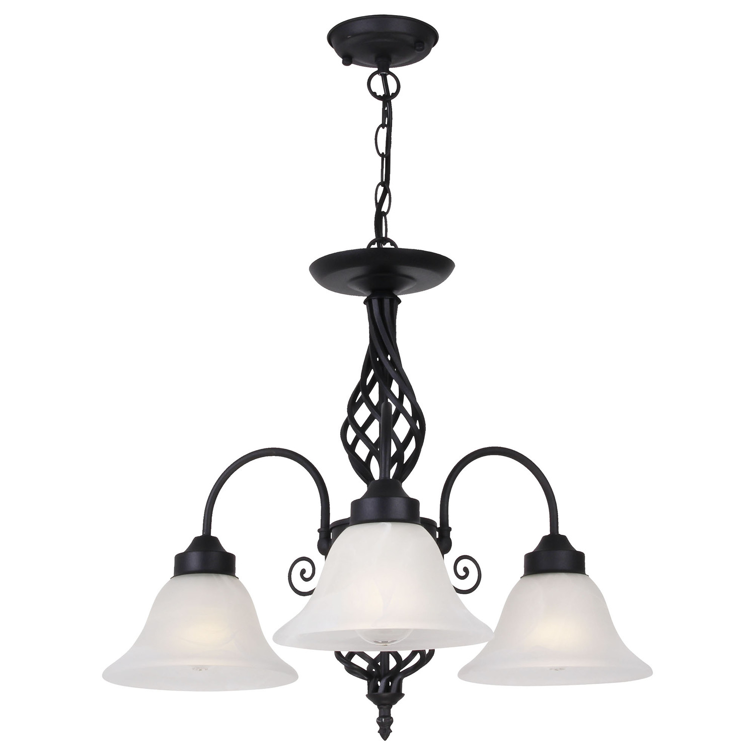 Geneva Metal 3-Light Chandelier