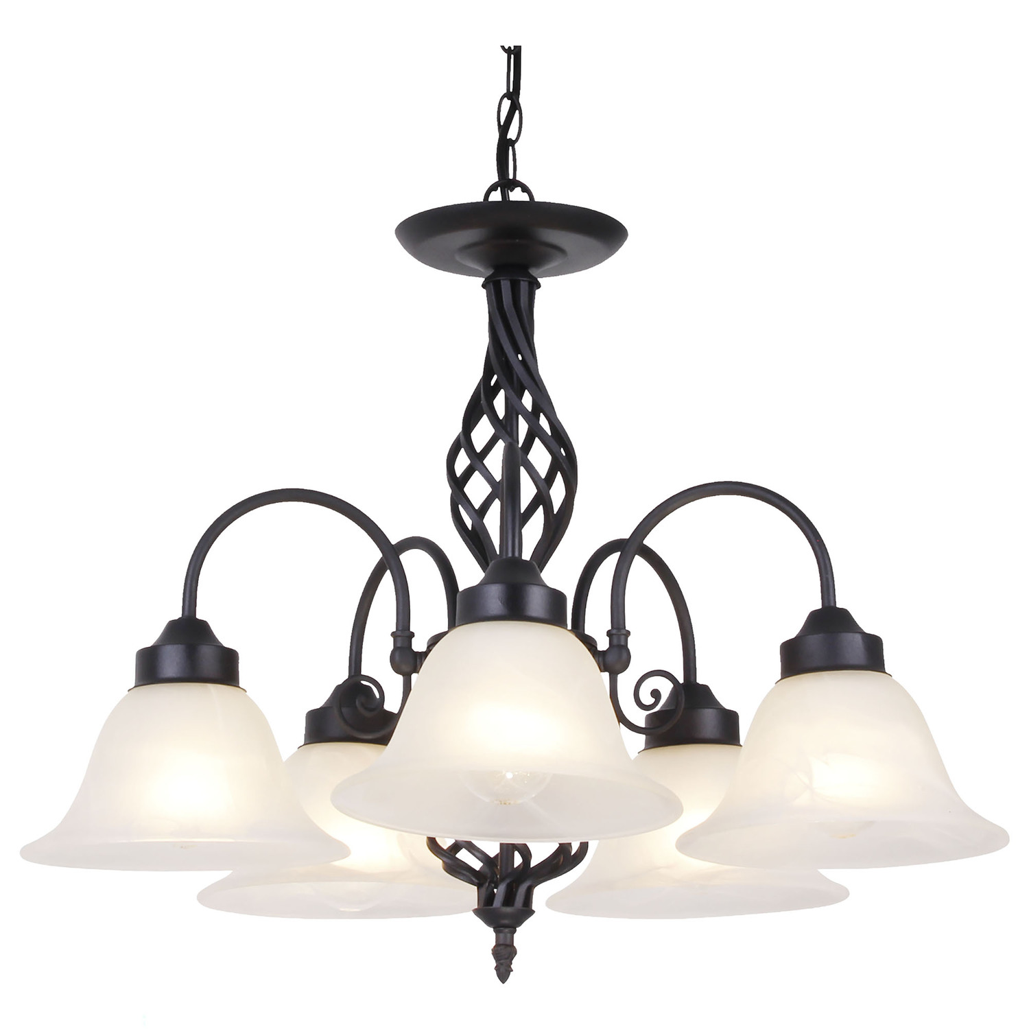 Geneva Metal 5-Light Chandelier