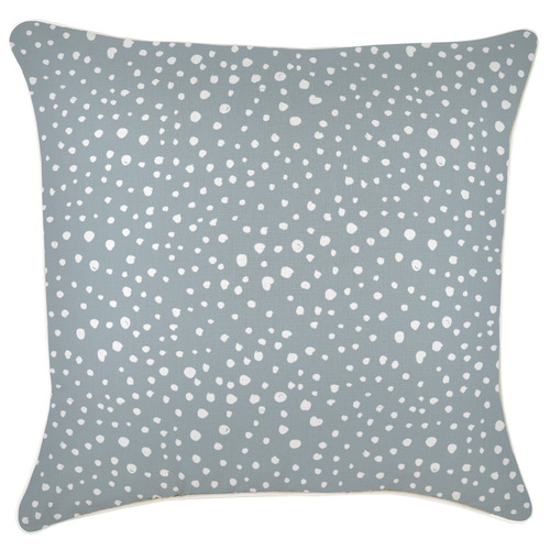 Escape to Paradise White Piped Edge Lunar Square Outdoor Cushion ...