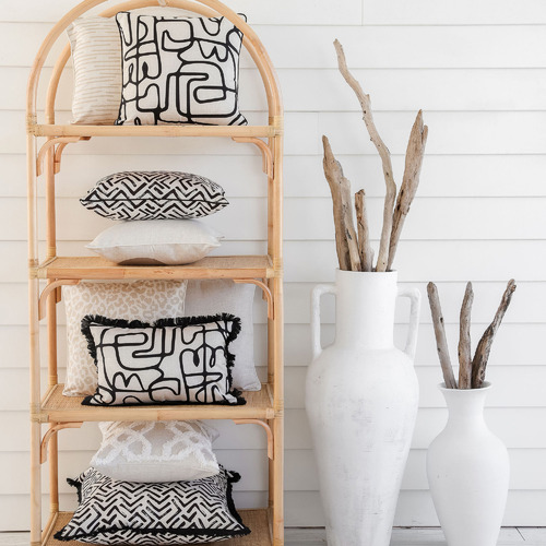 Safari Piped Square Outdoor Cushion