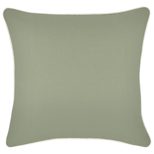 Solid Piped Square Outdoor Cushion