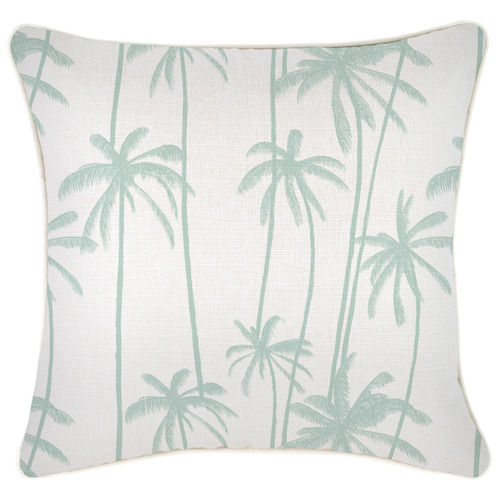 Tall Palms Piped Square Outdoor Cushion