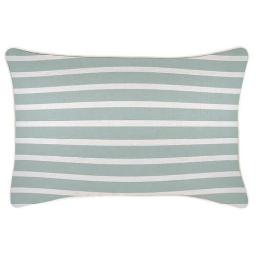 Stripe Hampton Rectangular Piped Outdoor Cushion