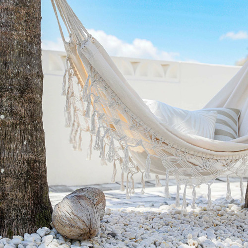 Boho Macrame Hammock Temple & Webster