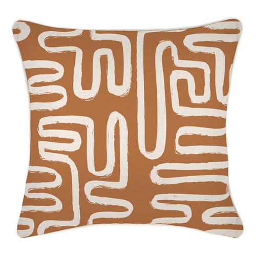 Maze Piped Indoor/Outdoor Cushion